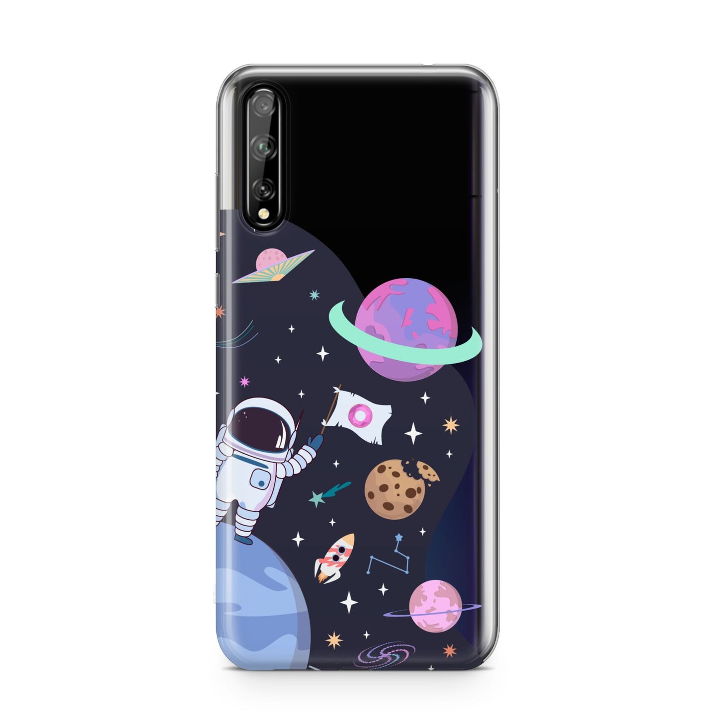 Candyland Galaxy Custom Initial Huawei Enjoy 10s Phone Case