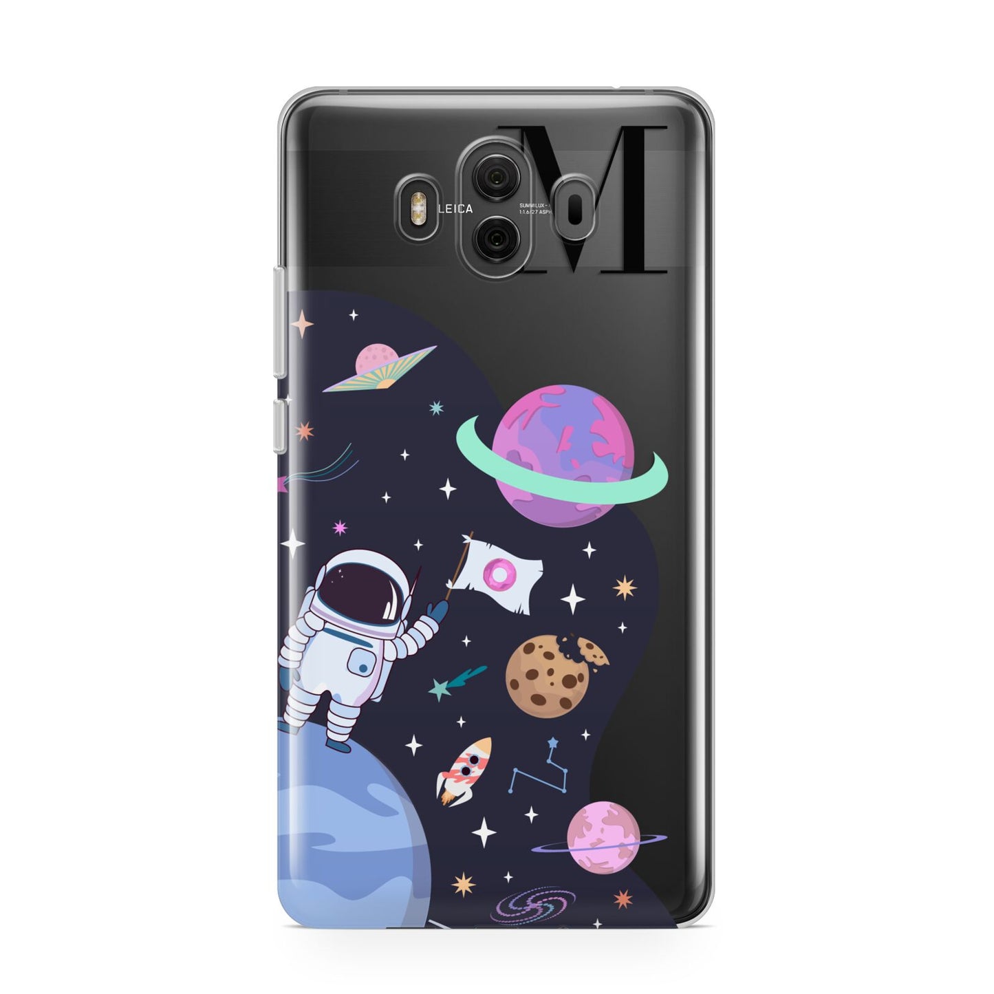 Candyland Galaxy Custom Initial Huawei Mate 10 Protective Phone Case