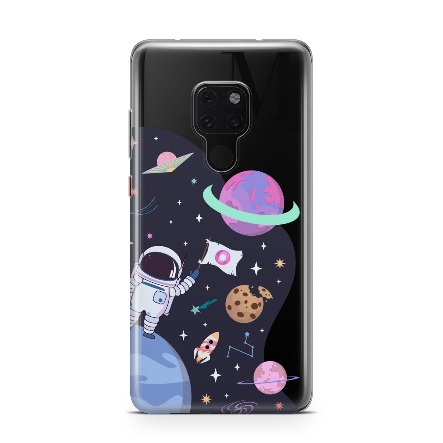 Candyland Galaxy Custom Initial Huawei Mate 20 Phone Case