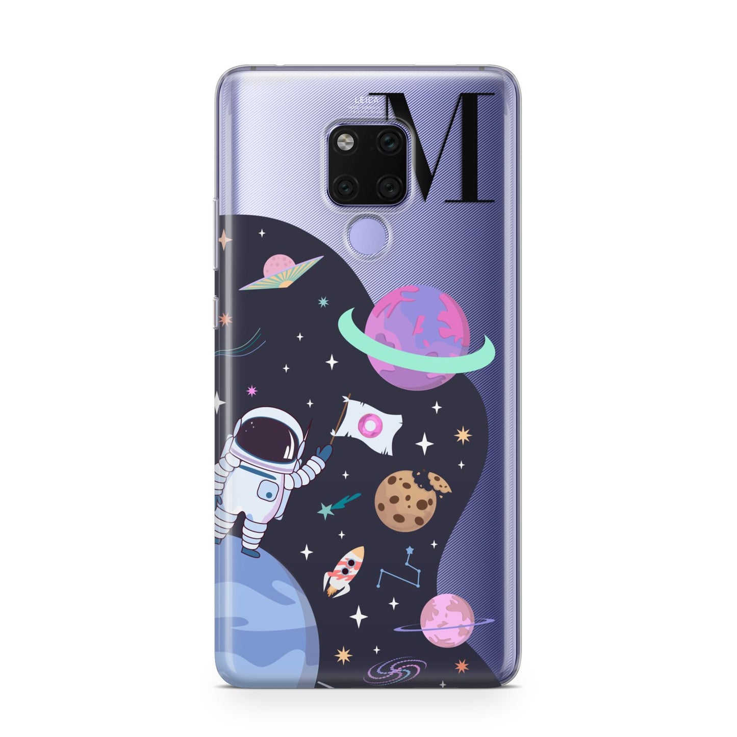 Candyland Galaxy Custom Initial Huawei Mate 20X Phone Case