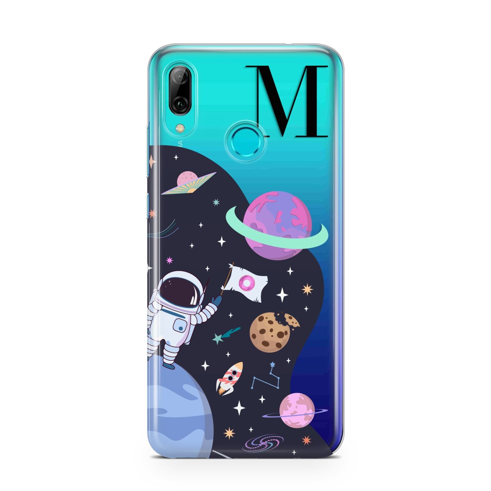 Candyland Galaxy Custom Initial Huawei P Smart 2019 Case