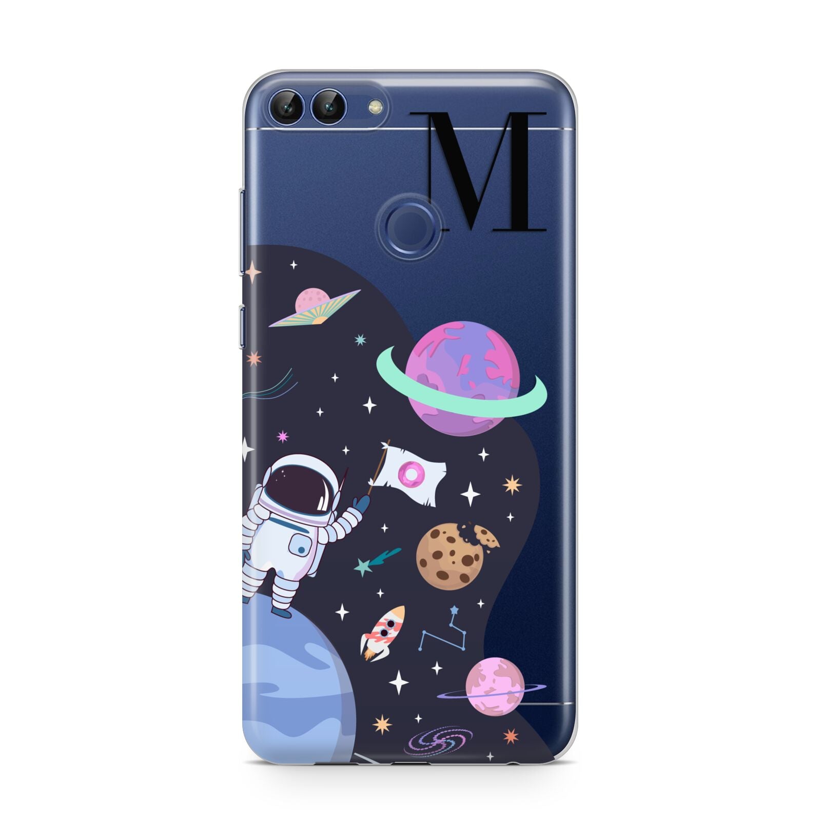 Candyland Galaxy Custom Initial Huawei P Smart Case