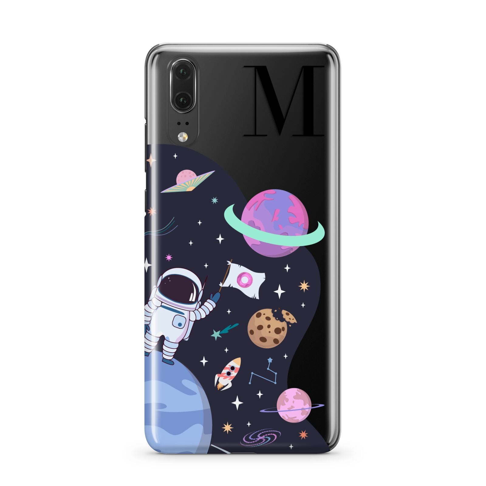 Candyland Galaxy Custom Initial Huawei P20 Phone Case