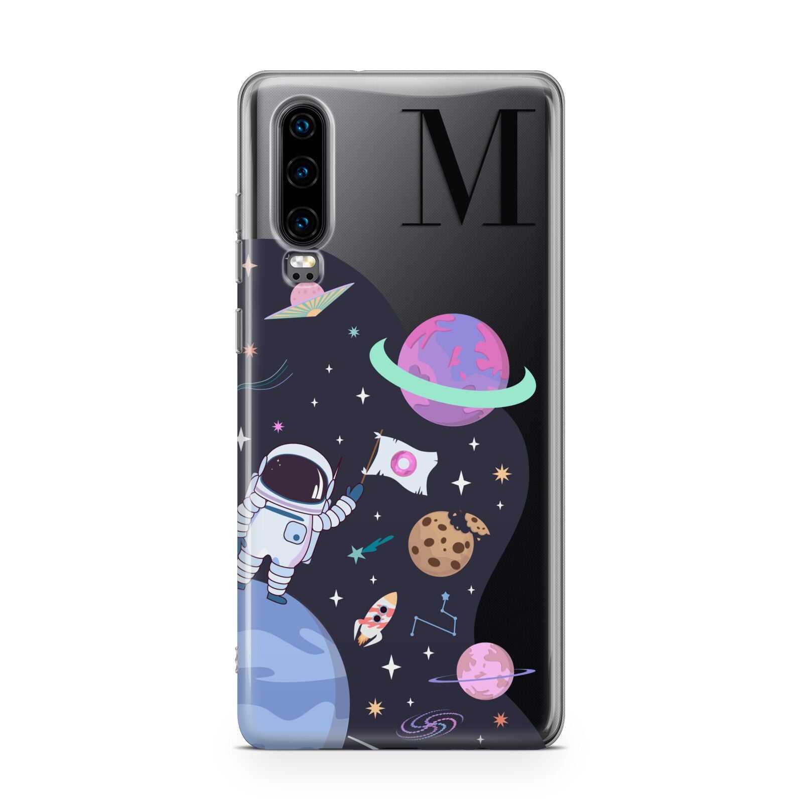 Candyland Galaxy Custom Initial Huawei P30 Phone Case