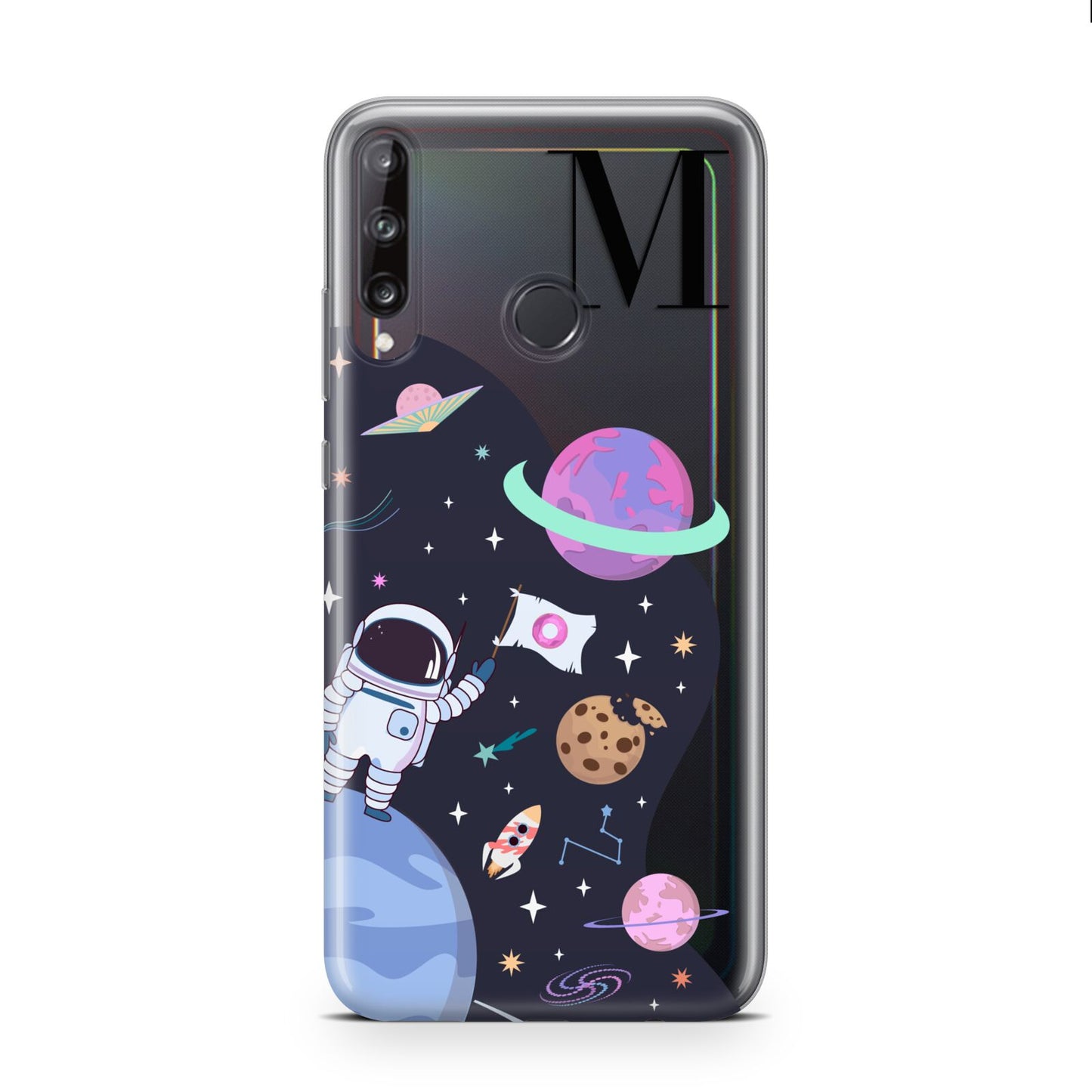 Candyland Galaxy Custom Initial Huawei P40 Lite E Phone Case