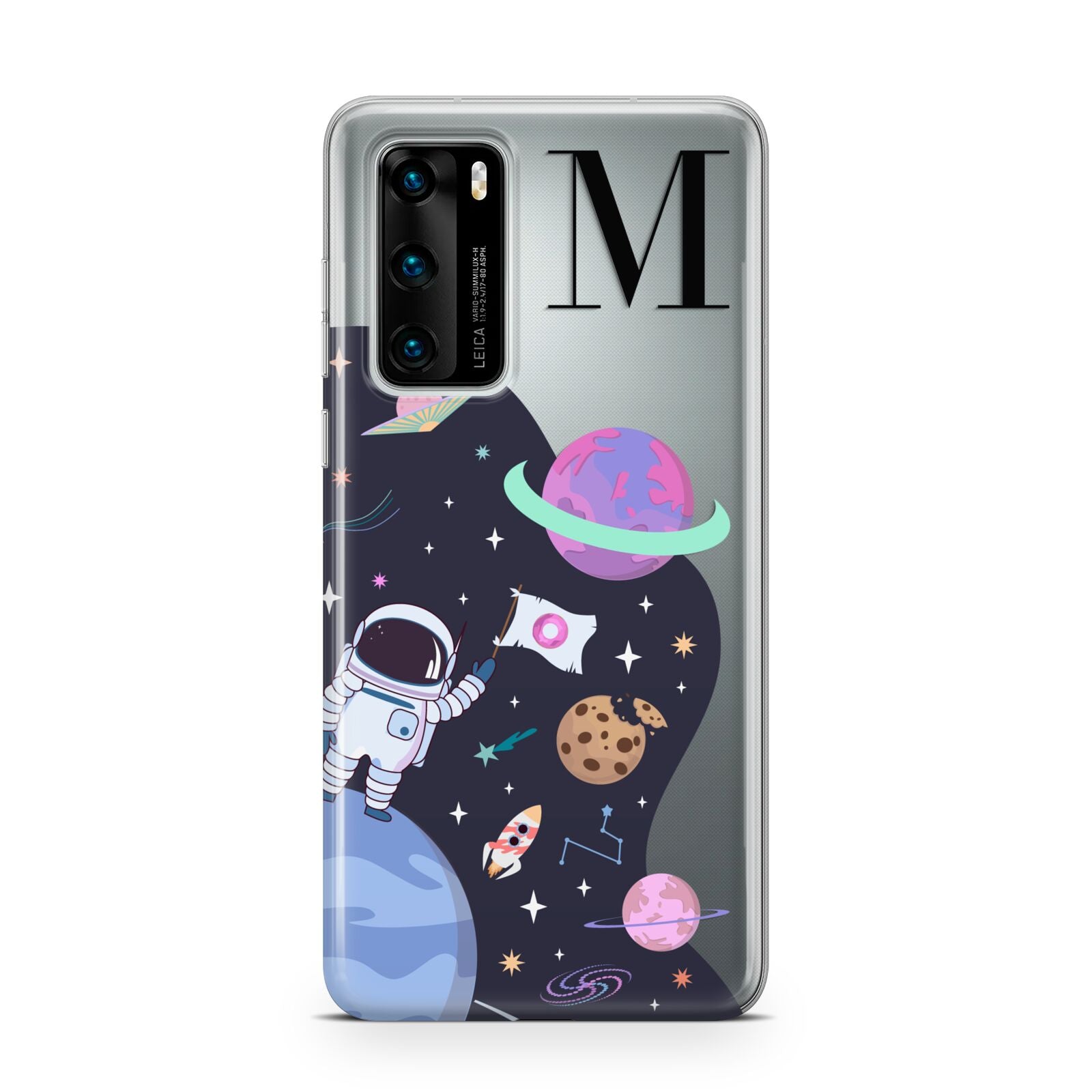 Candyland Galaxy Custom Initial Huawei P40 Phone Case