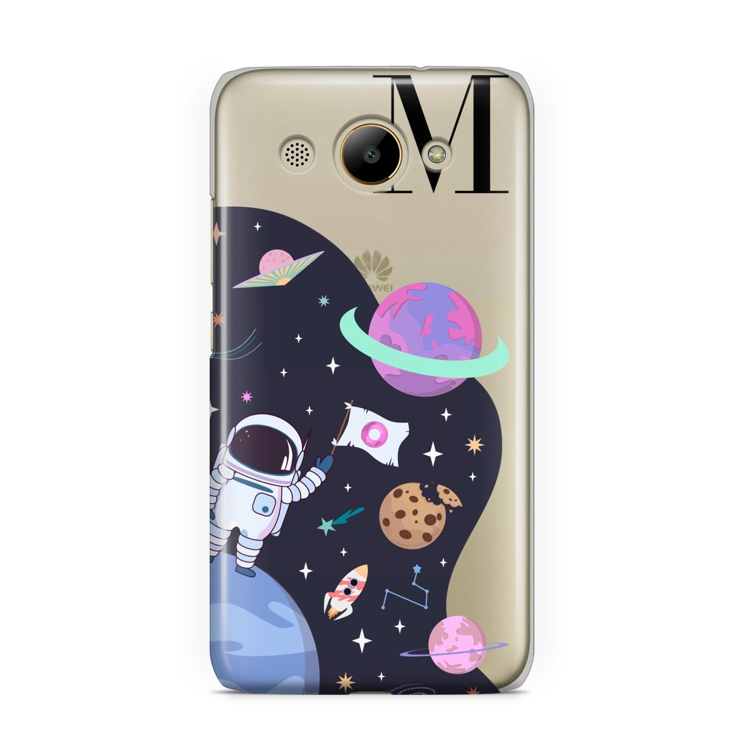 Candyland Galaxy Custom Initial Huawei Y3 2017