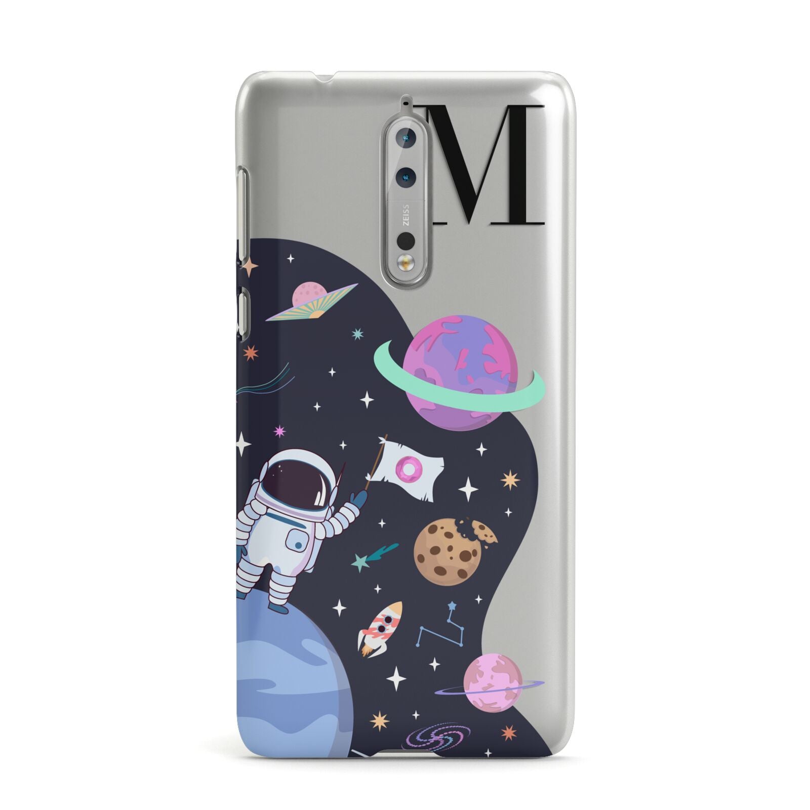 Candyland Galaxy Custom Initial Nokia Case