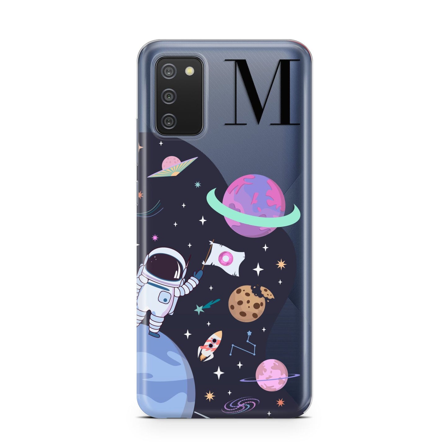 Candyland Galaxy Custom Initial Samsung A02s Case