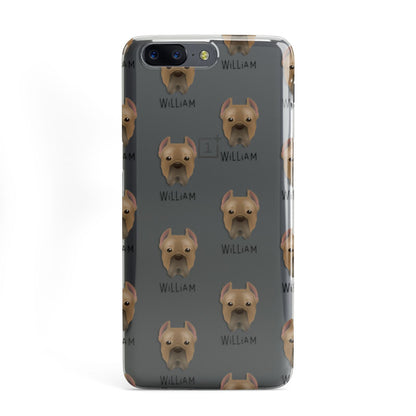 Cane Corso Italiano Icon with Name OnePlus Case