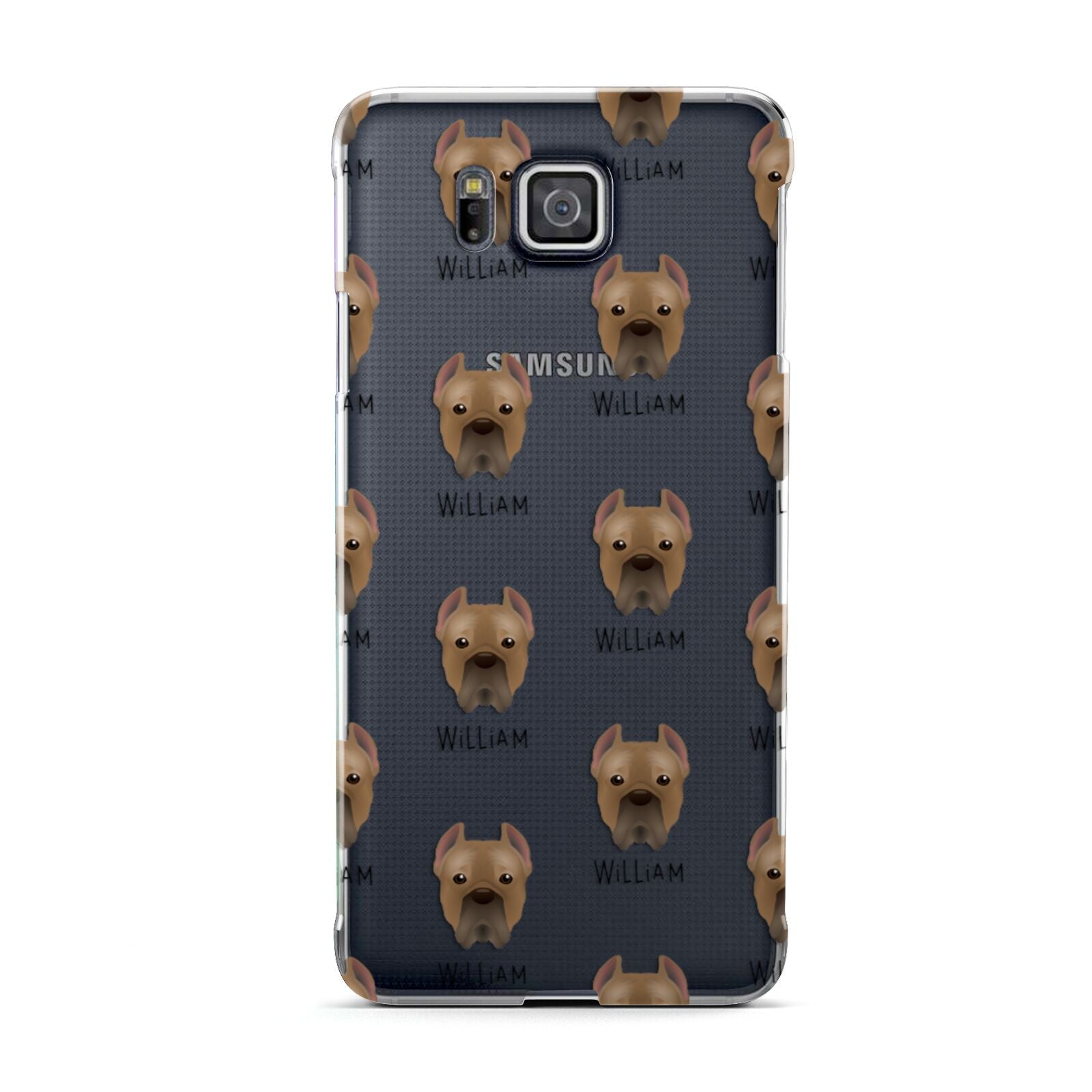 Cane Corso Italiano Icon with Name Samsung Galaxy Alpha Case