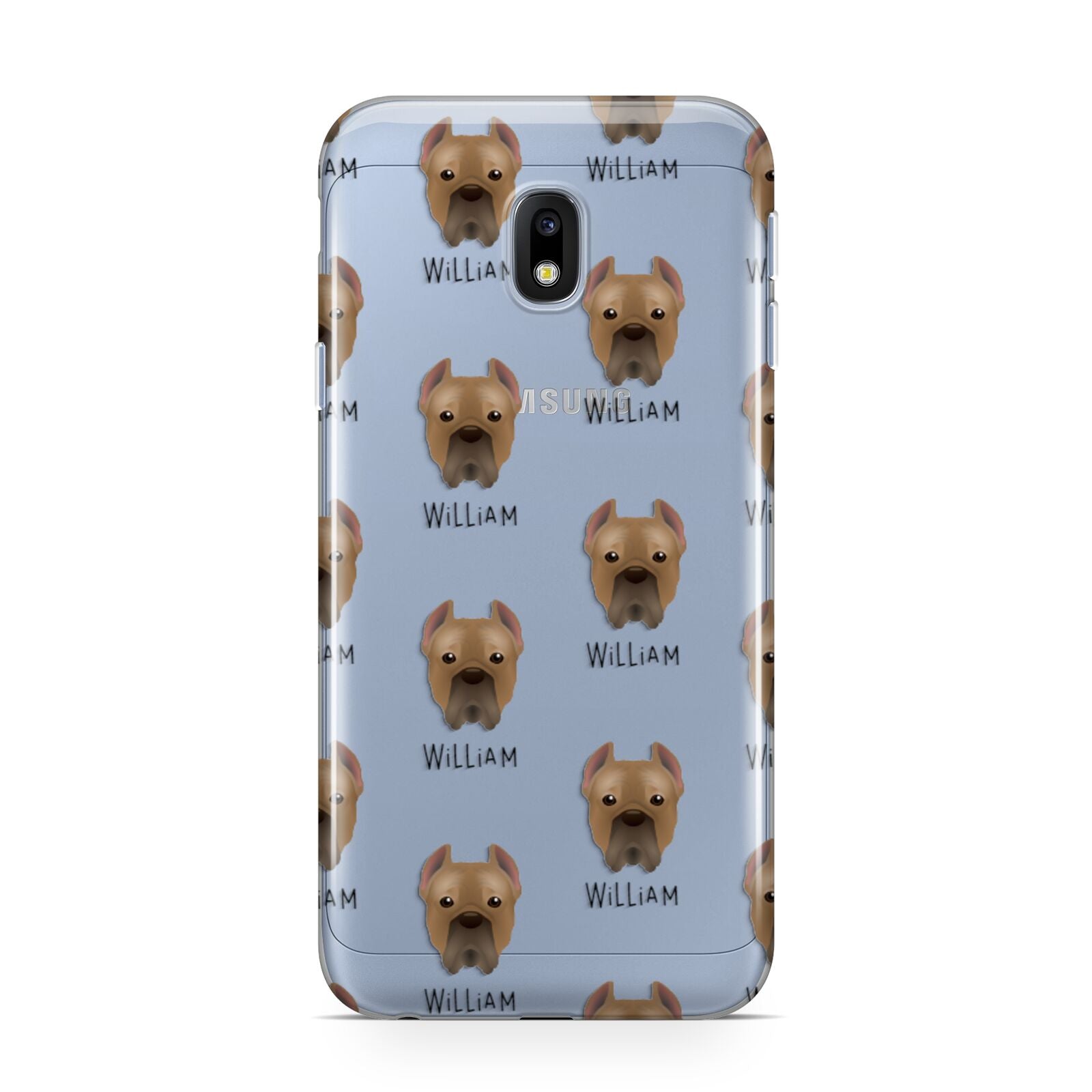 Cane Corso Italiano Icon with Name Samsung Galaxy J3 2017 Case