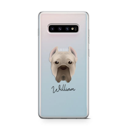 Cane Corso Italiano Personalised Samsung Galaxy S10 Case