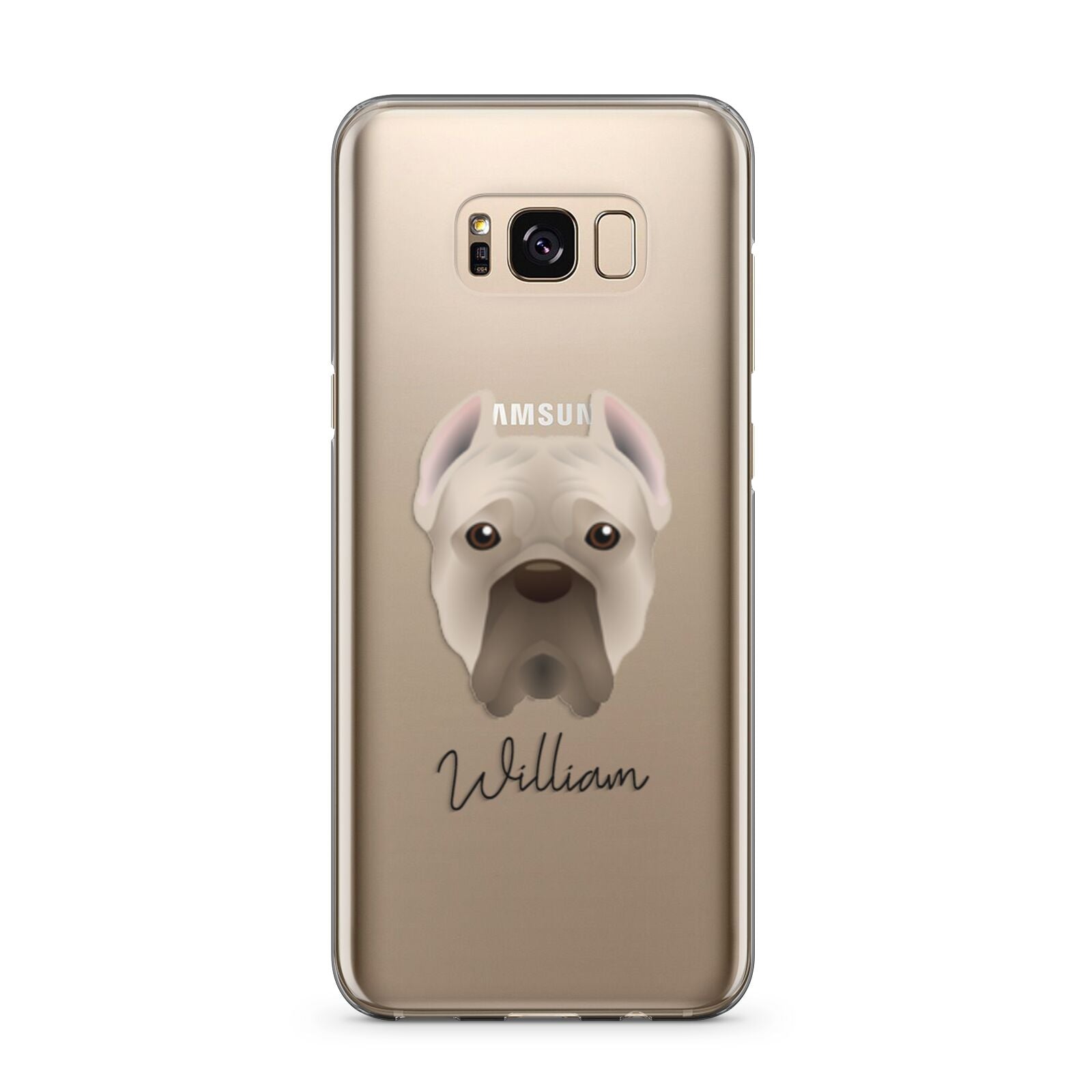 Cane Corso Italiano Personalised Samsung Galaxy S8 Plus Case