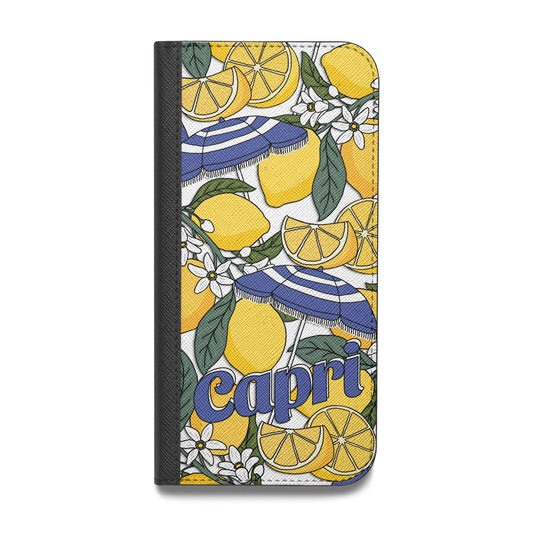 Capri Vegan Leather Flip iPhone Case