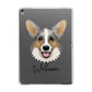 Cardigan Welsh Corgi Personalised Apple iPad Grey Case