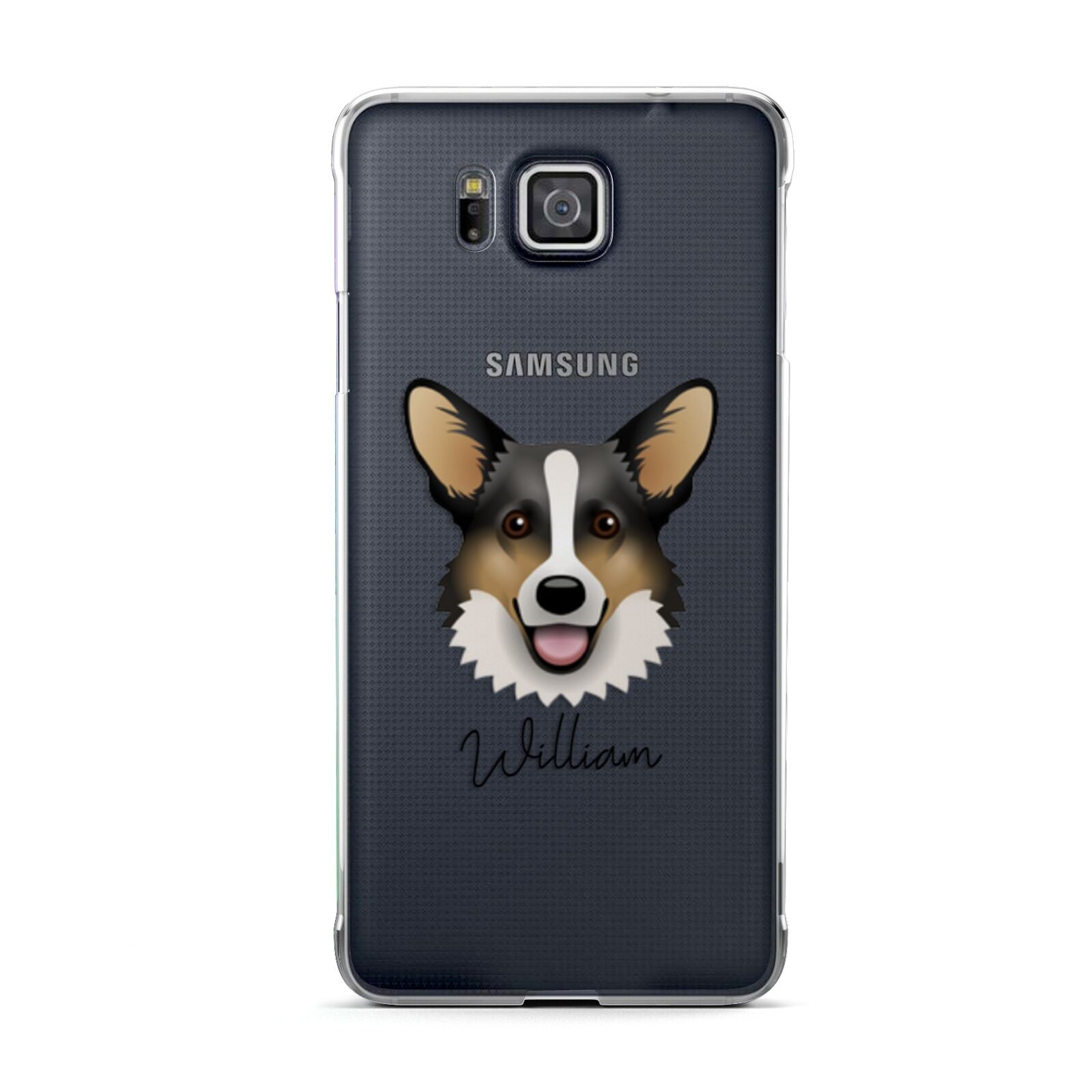 Cardigan Welsh Corgi Personalised Samsung Galaxy Alpha Case