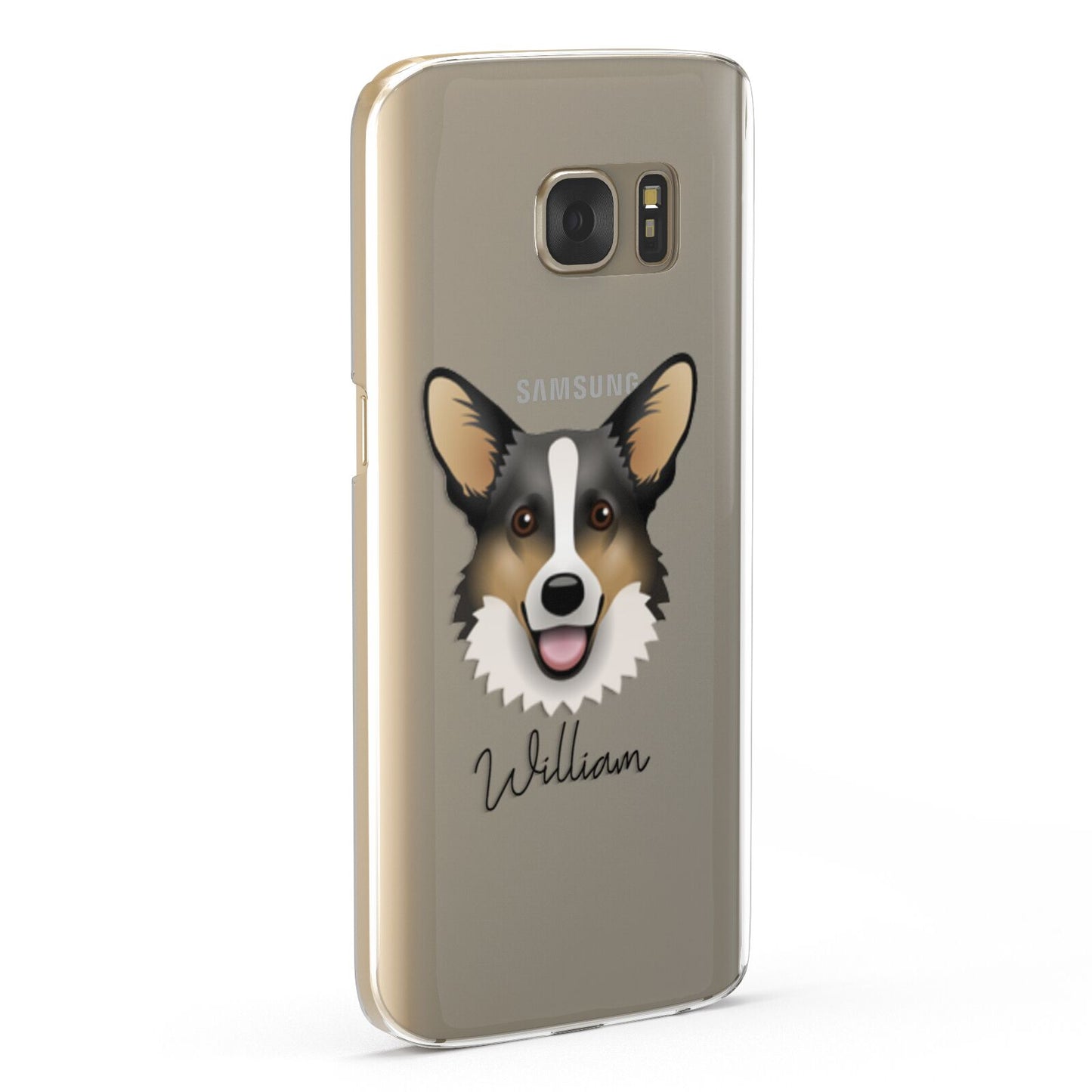 Cardigan Welsh Corgi Personalised Samsung Galaxy Case Fourty Five Degrees