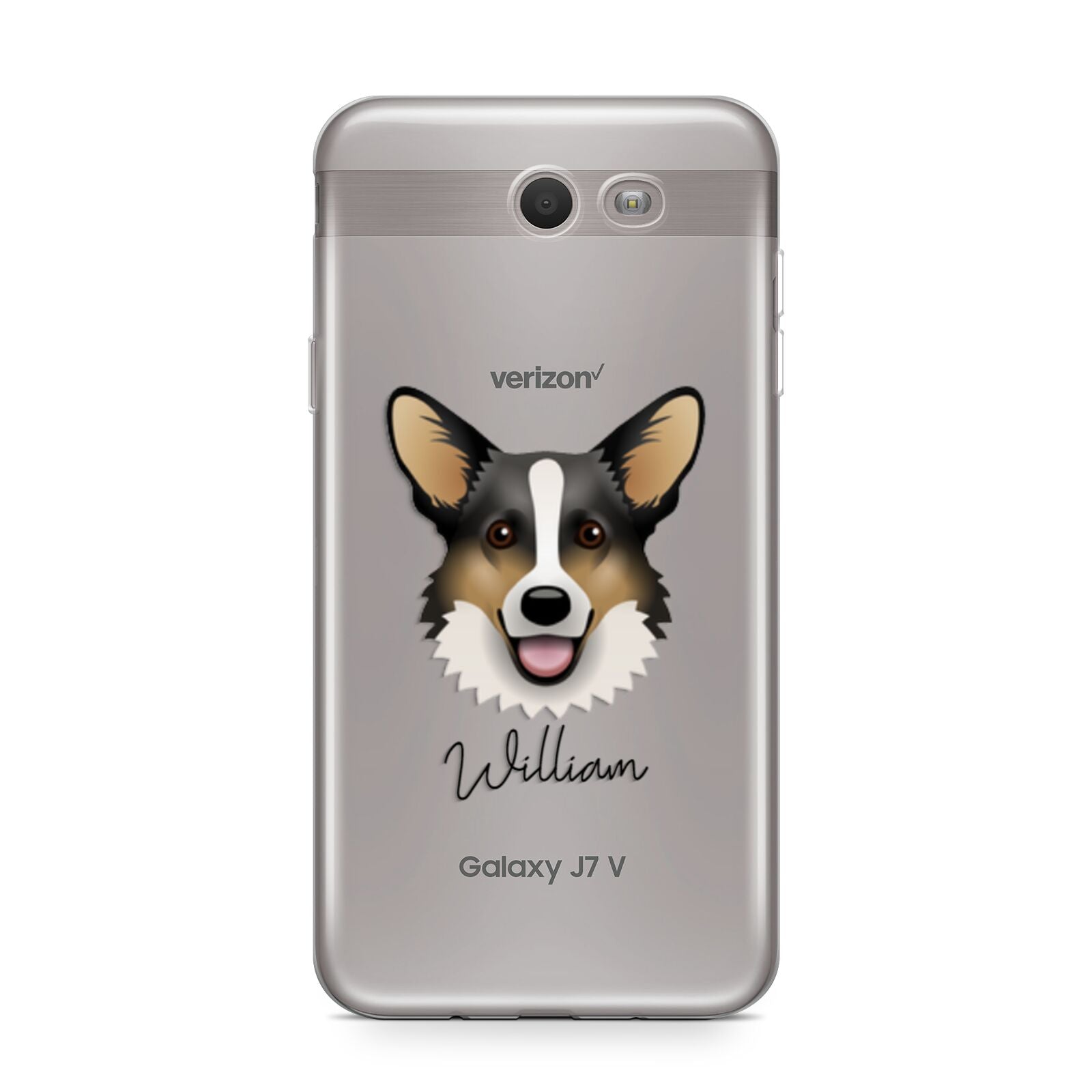 Cardigan Welsh Corgi Personalised Samsung Galaxy J7 2017 Case