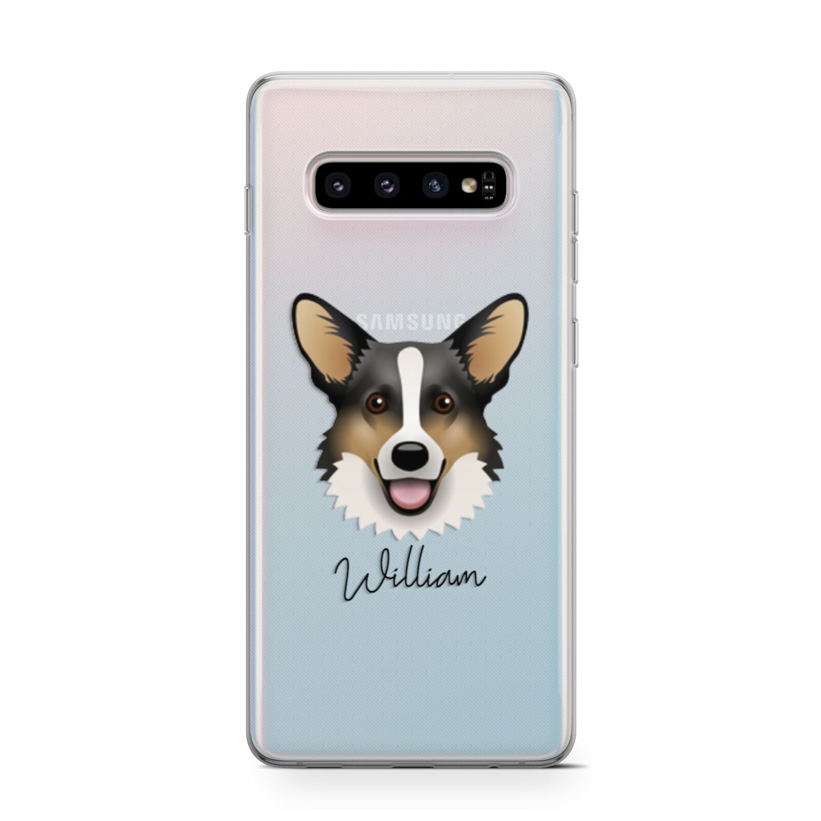 Cardigan Welsh Corgi Personalised Samsung Galaxy S10 Case