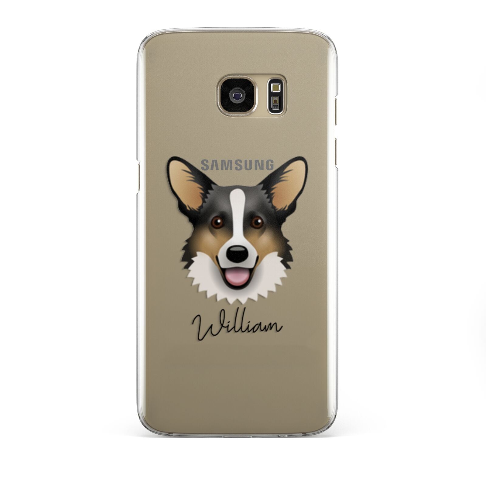 Cardigan Welsh Corgi Personalised Samsung Galaxy S7 Edge Case