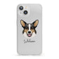 Cardigan Welsh Corgi Personalised iPhone 13 Clear Bumper Case