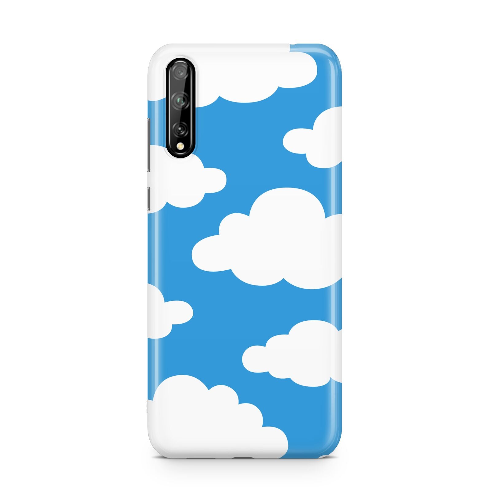 Cartoon Clouds and Blue Sky Huawei Enjoy 10s Phone Case