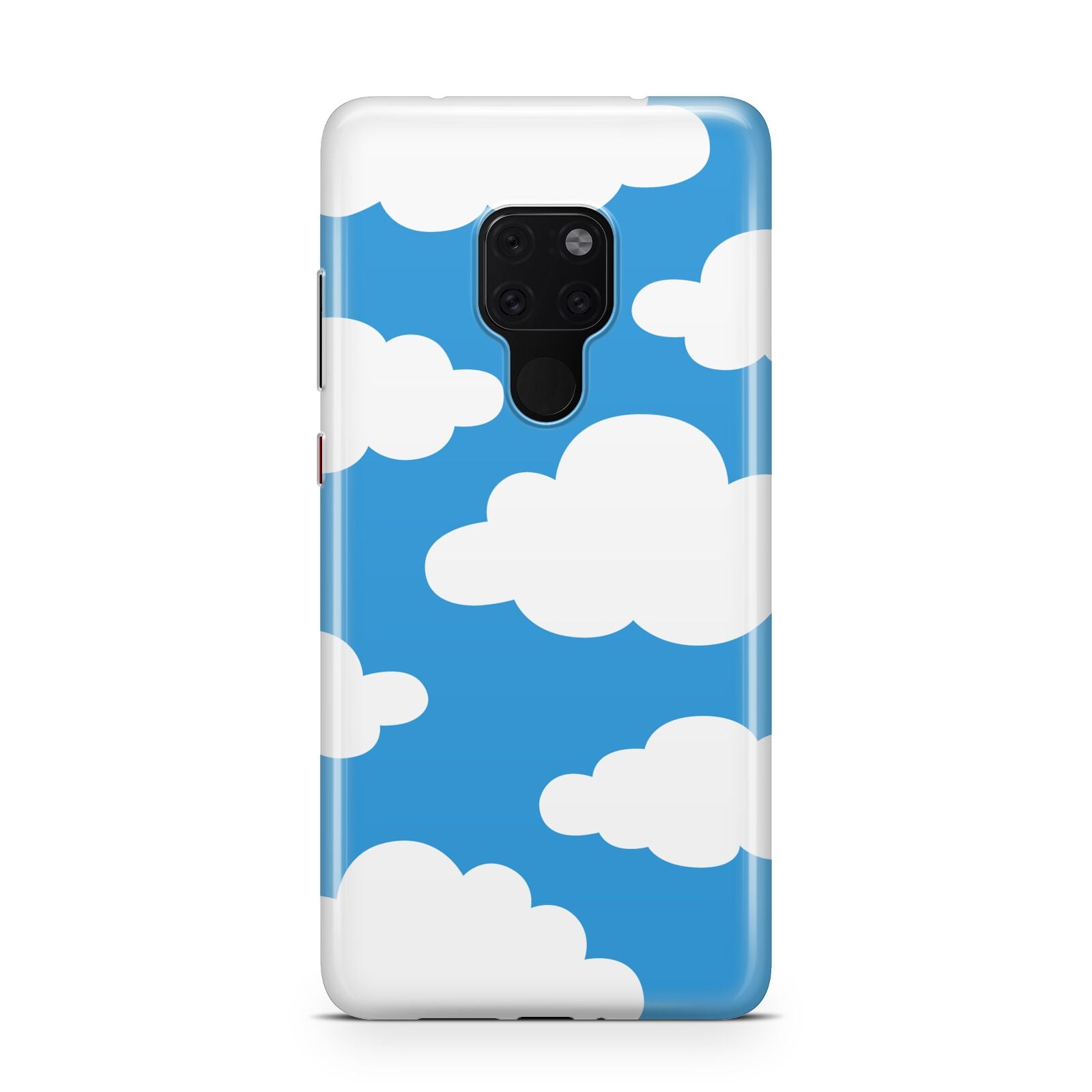 Cartoon Clouds and Blue Sky Huawei Mate 20 Phone Case