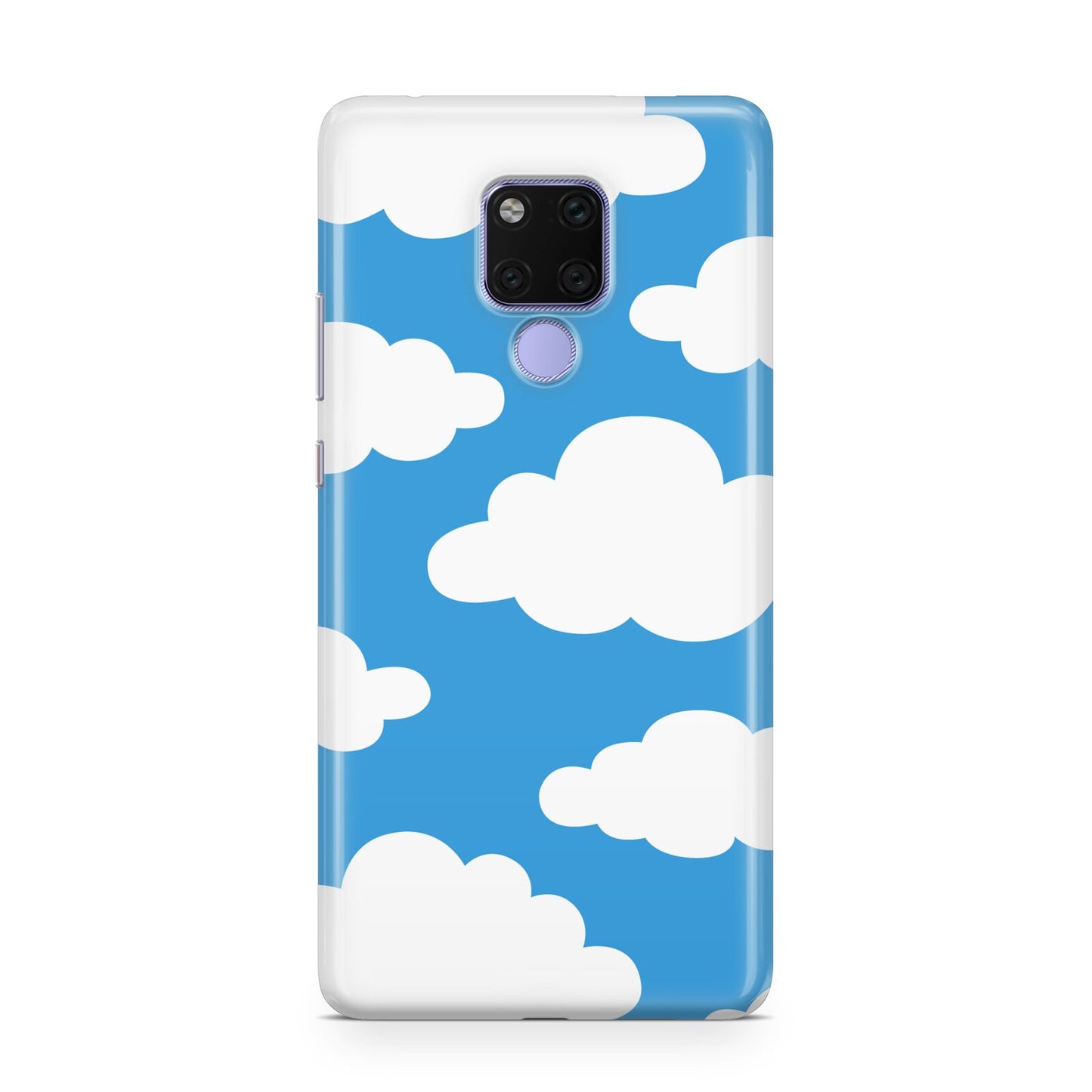 Cartoon Clouds and Blue Sky Huawei Mate 20X Phone Case