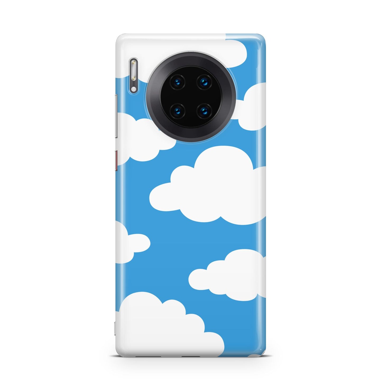 Cartoon Clouds and Blue Sky Huawei Mate 30 Pro Phone Case