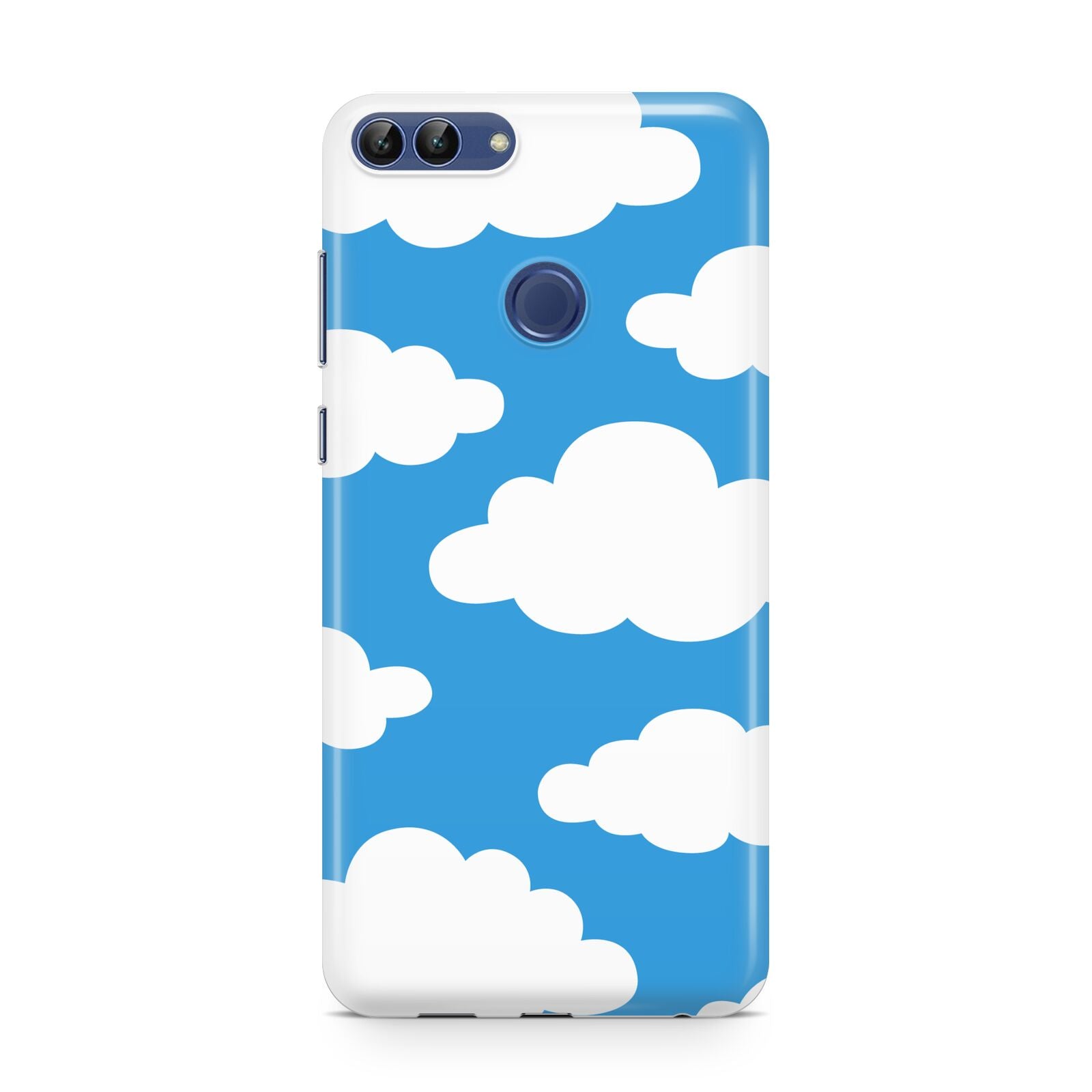 Cartoon Clouds and Blue Sky Huawei P Smart Case