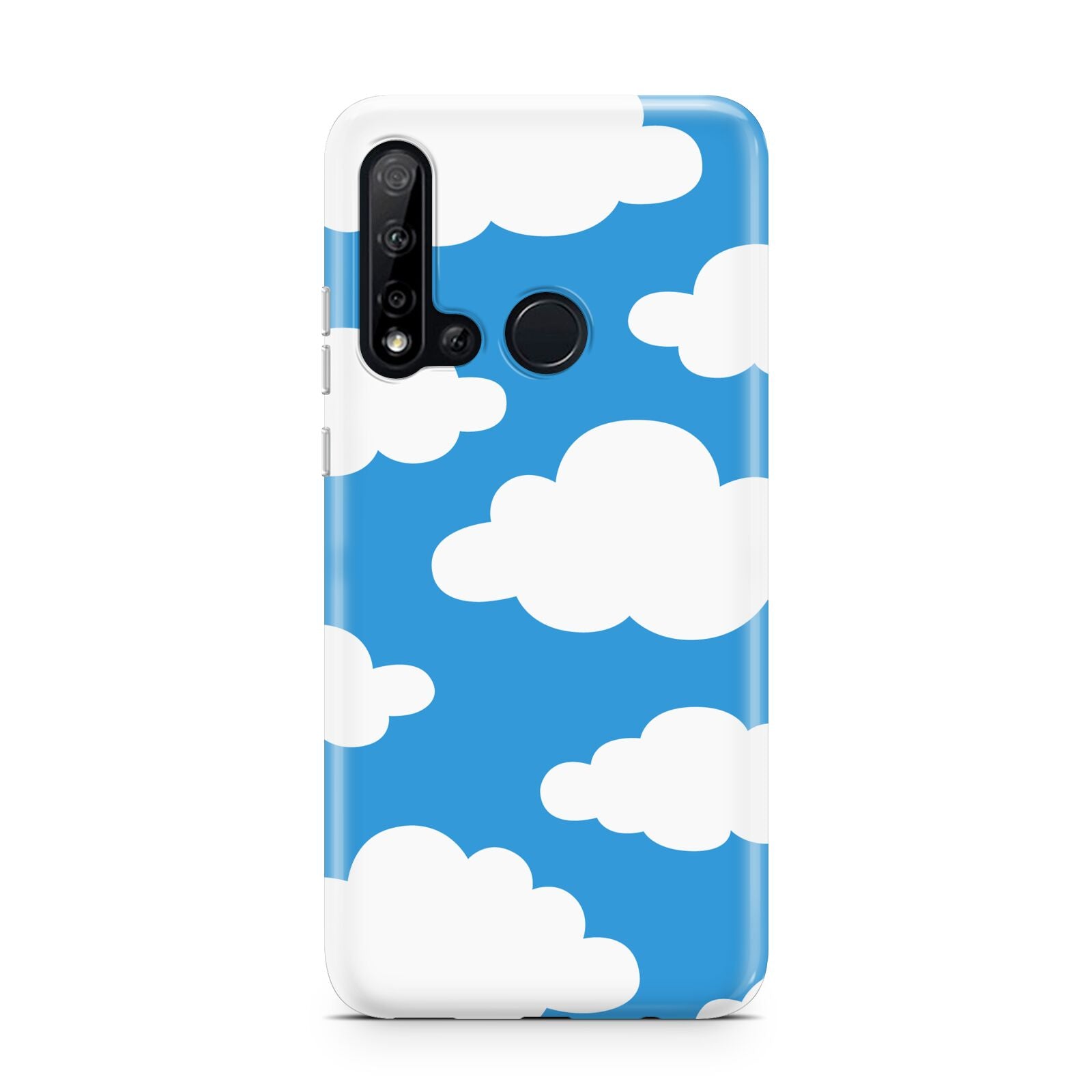 Cartoon Clouds and Blue Sky Huawei P20 Lite 5G Phone Case