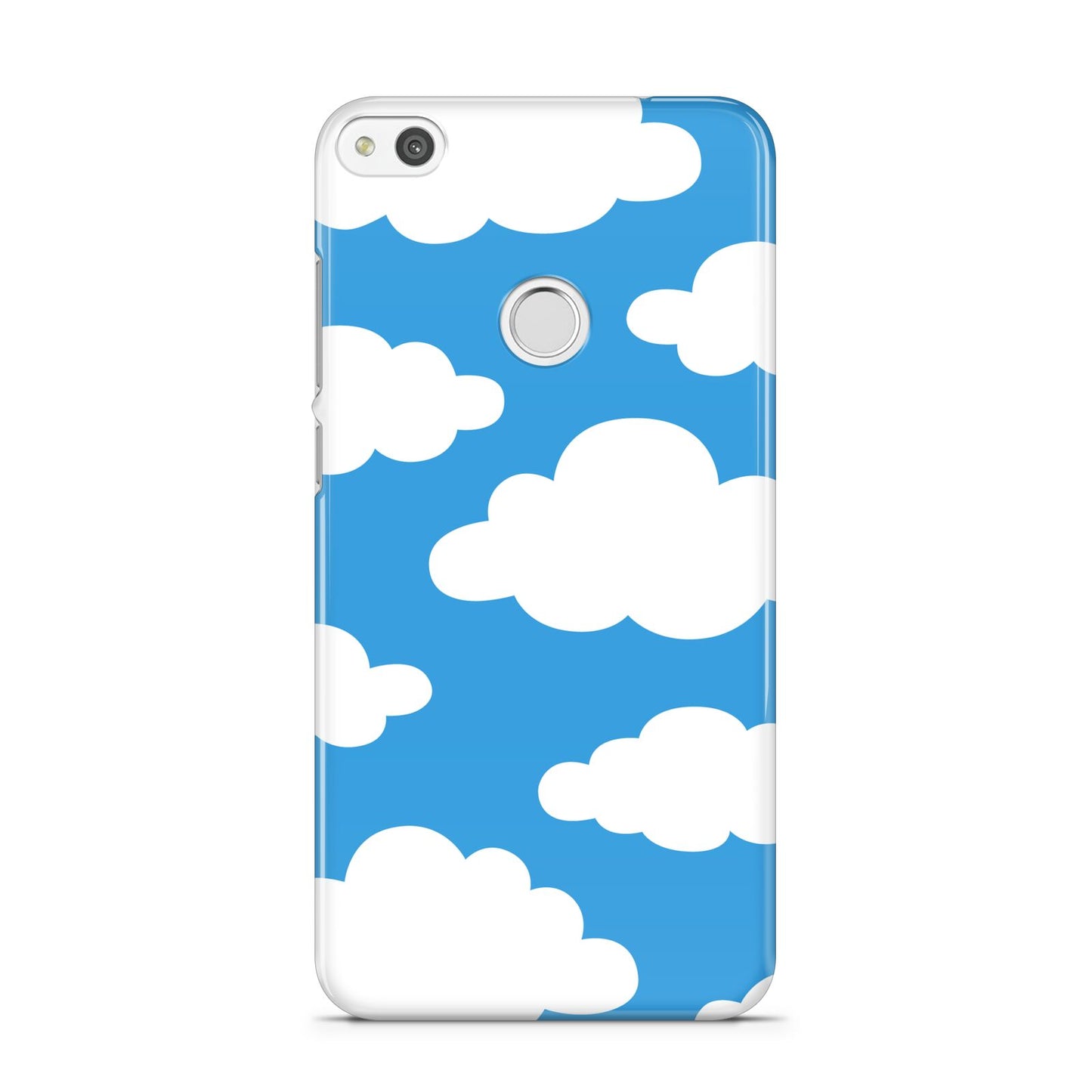 Cartoon Clouds and Blue Sky Huawei P8 Lite Case