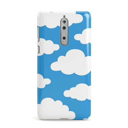 Cartoon Clouds and Blue Sky Nokia Case