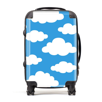 Cartoon Clouds and Blue Sky Suitcase