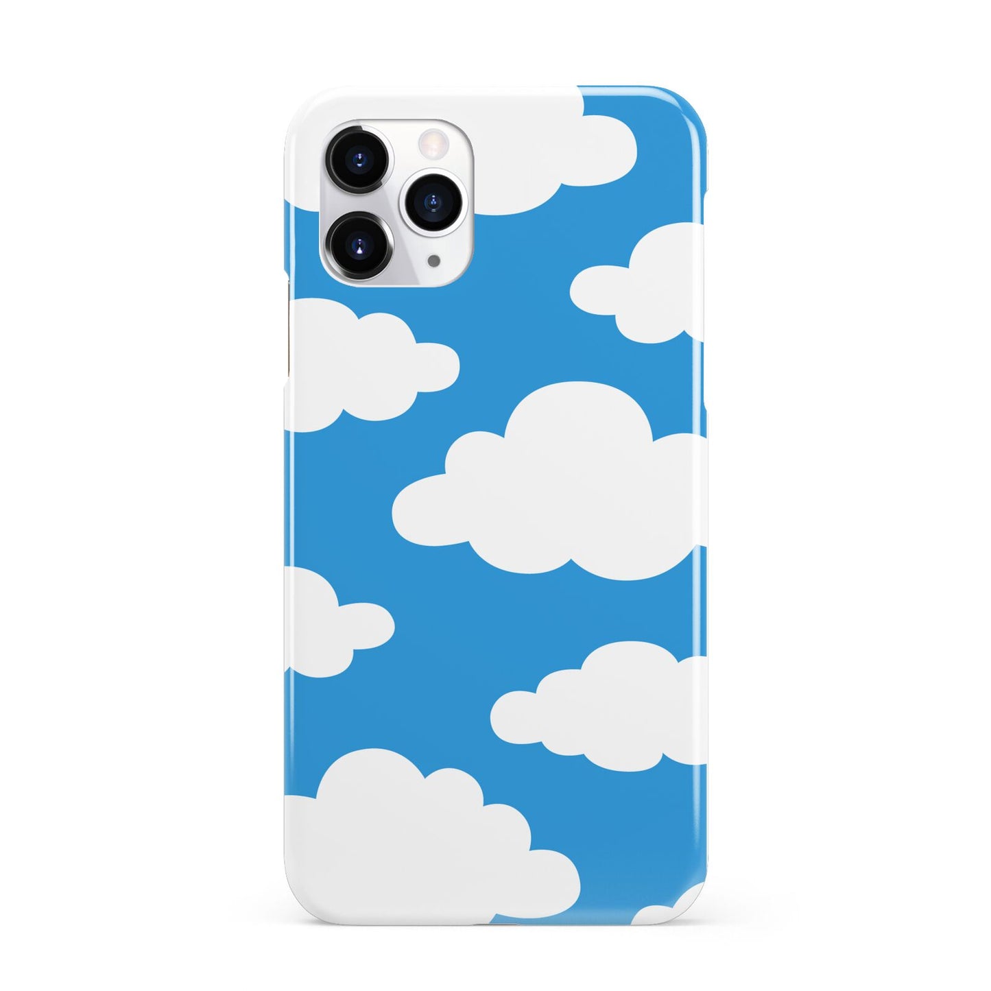 Cartoon Clouds and Blue Sky iPhone 11 Pro 3D Snap Case