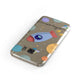Cartoon Space Artwork with Name Samsung Galaxy Case Front Close Up