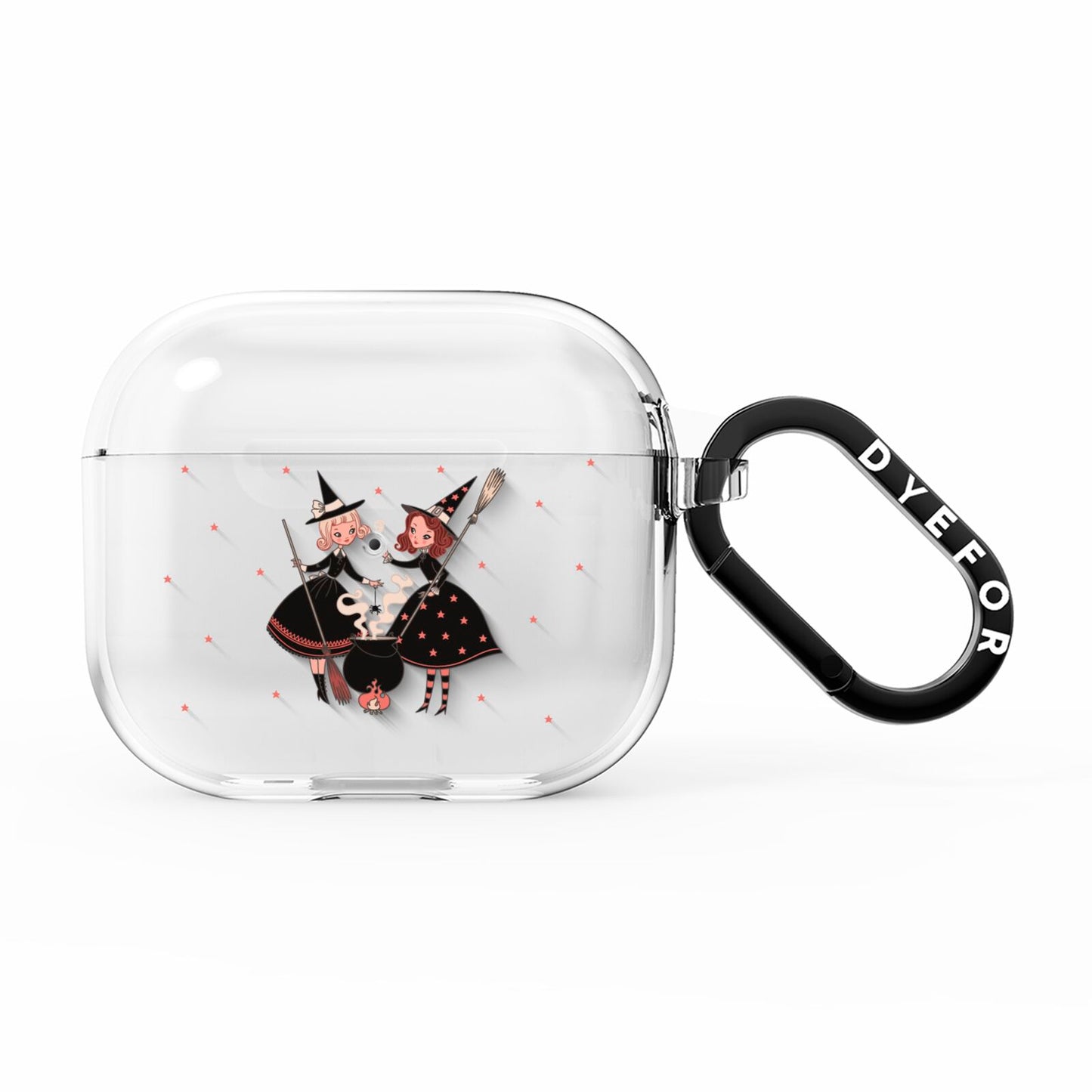 Cartoon Witch Girls AirPods Clear Case 3rd Gen