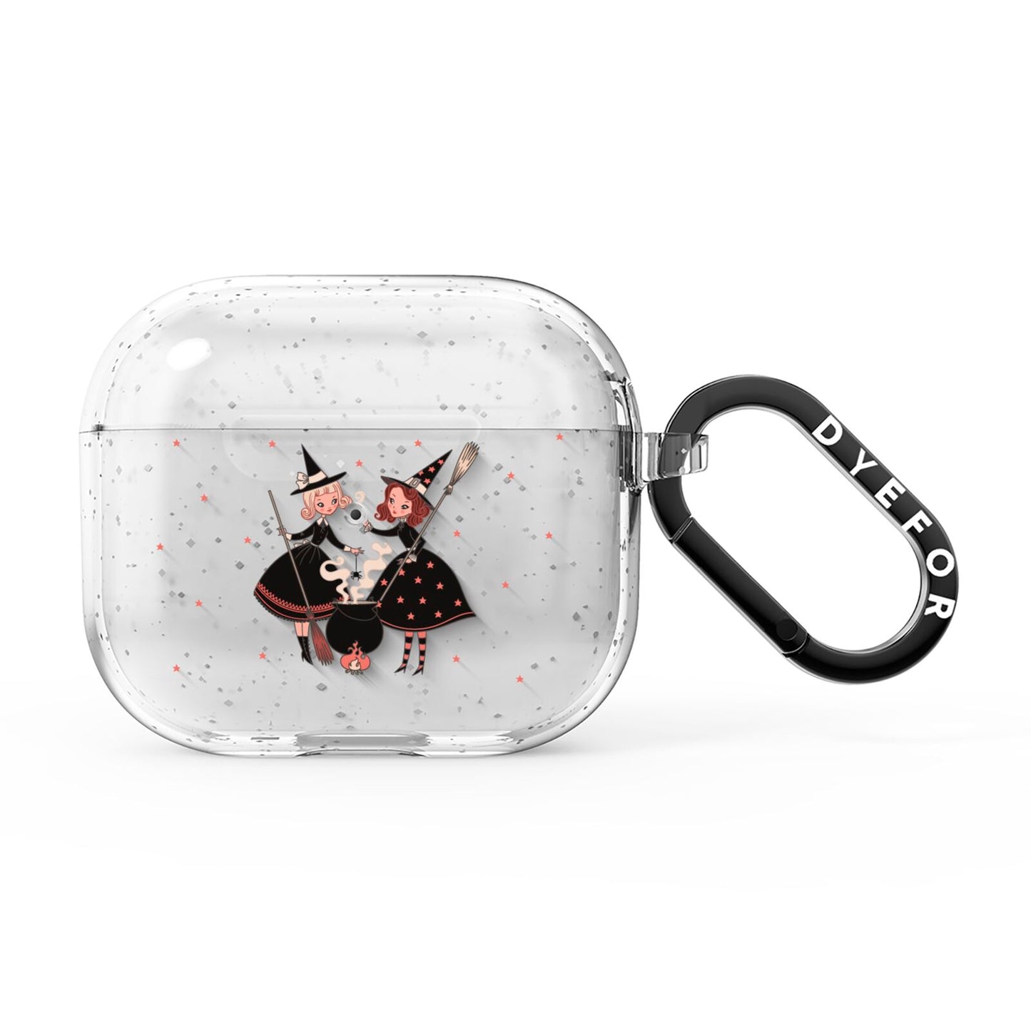 Cartoon Witch Girls AirPods Glitter Case 3rd Gen