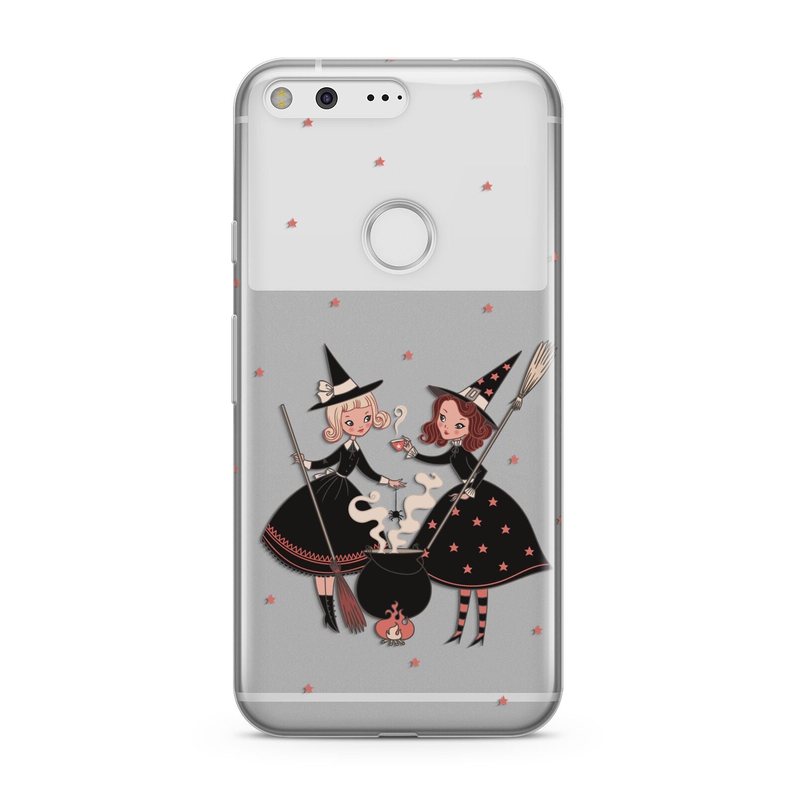 Cartoon Witch Girls Google Pixel Case