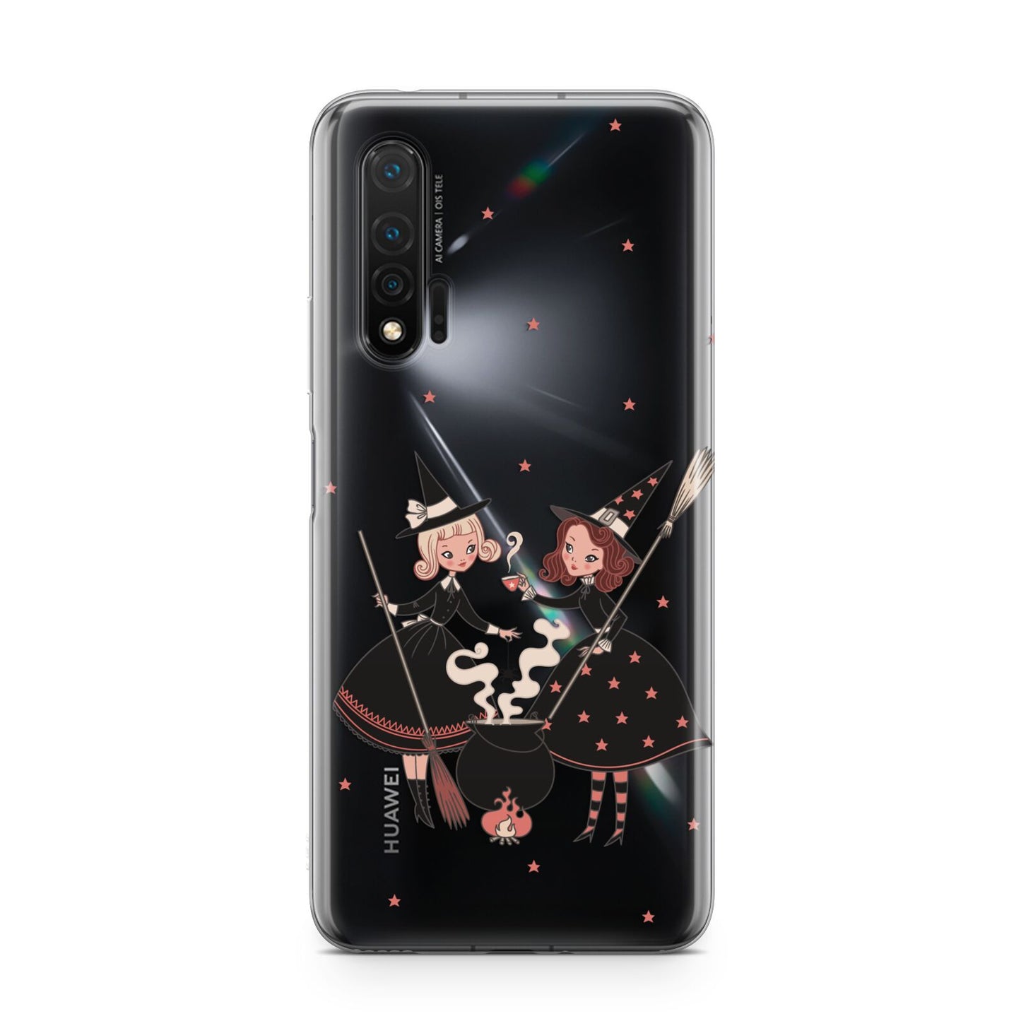 Cartoon Witch Girls Huawei Nova 6 Phone Case