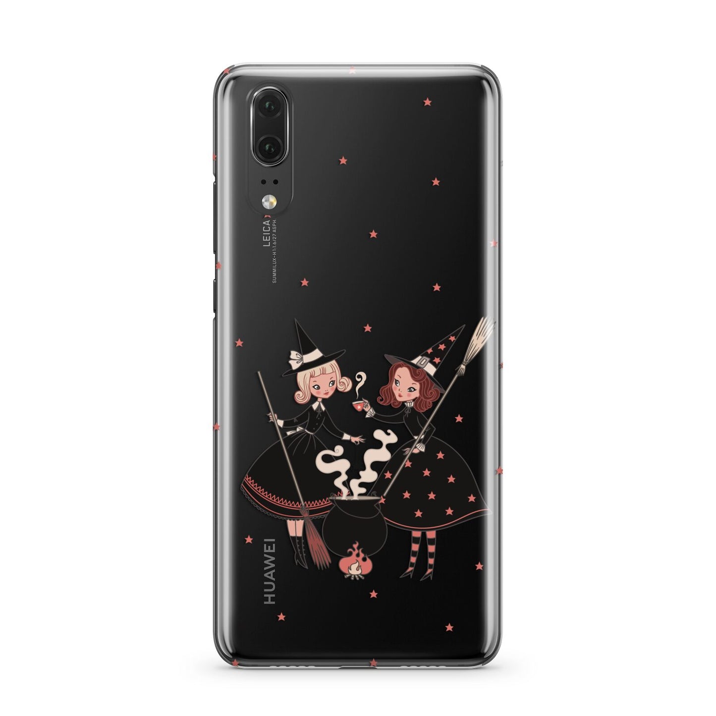 Cartoon Witch Girls Huawei P20 Phone Case