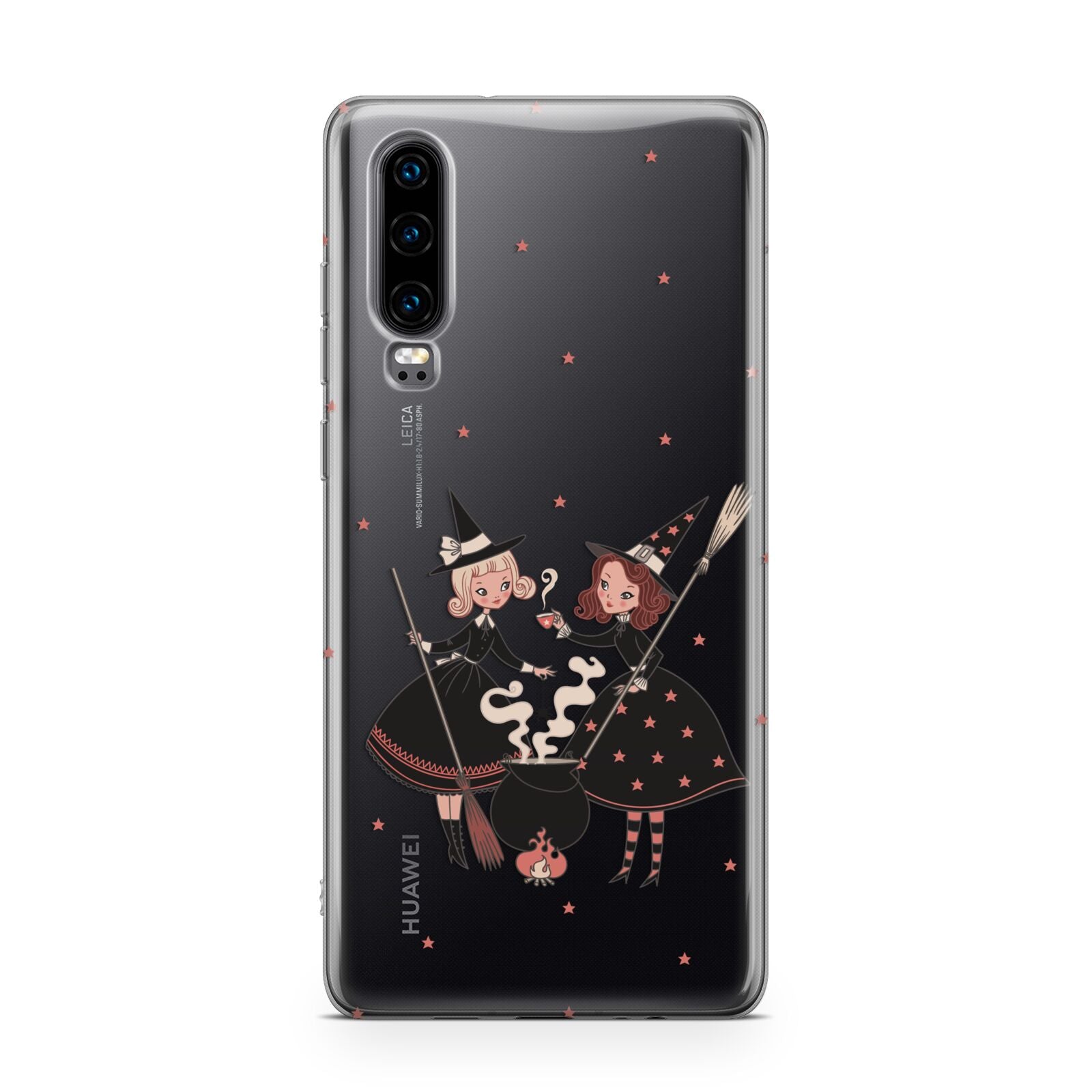 Cartoon Witch Girls Huawei P30 Phone Case