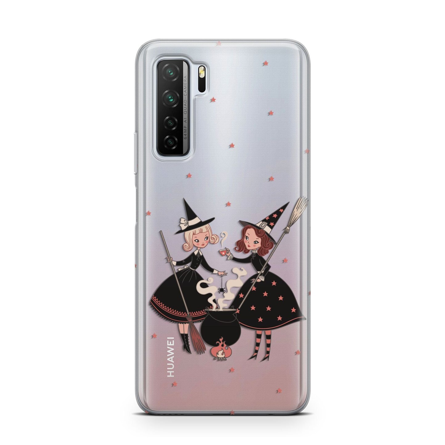 Cartoon Witch Girls Huawei P40 Lite 5G Phone Case