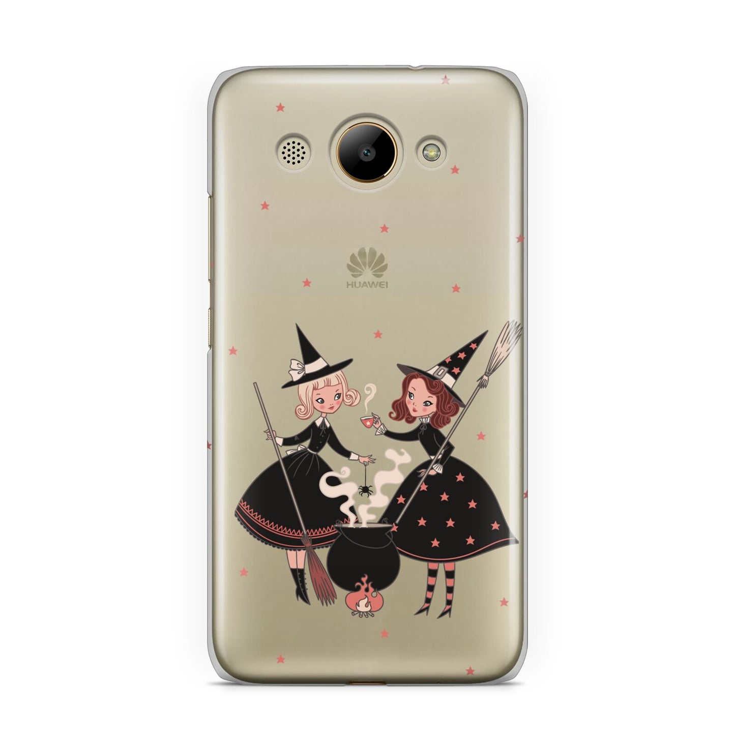 Cartoon Witch Girls Huawei Y3 2017