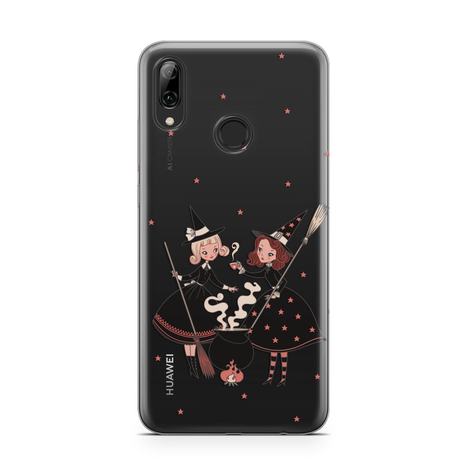 Cartoon Witch Girls Huawei Y7 2019