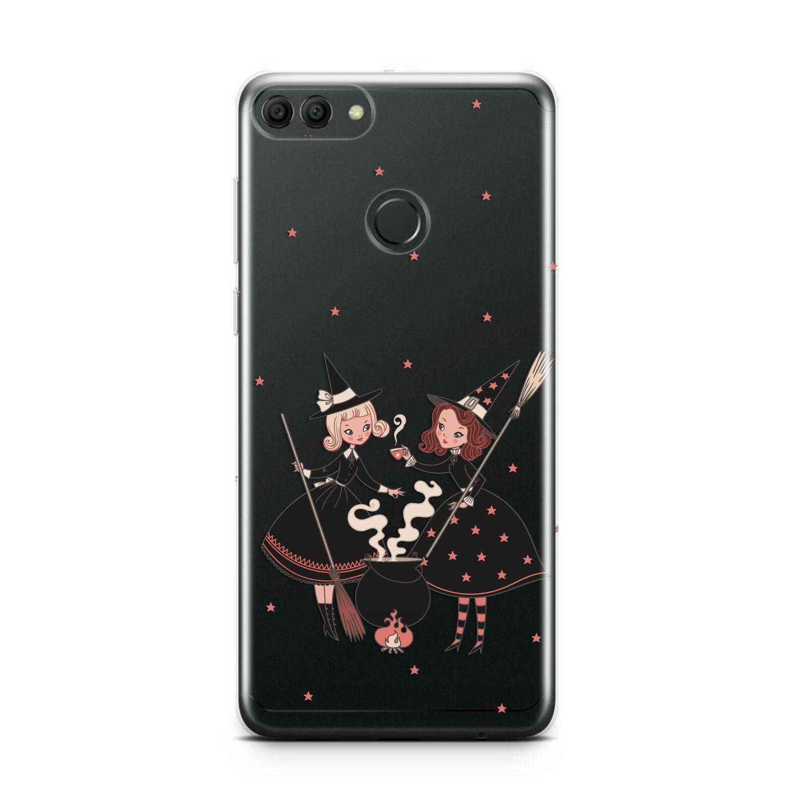 Cartoon Witch Girls Huawei Y9 2018