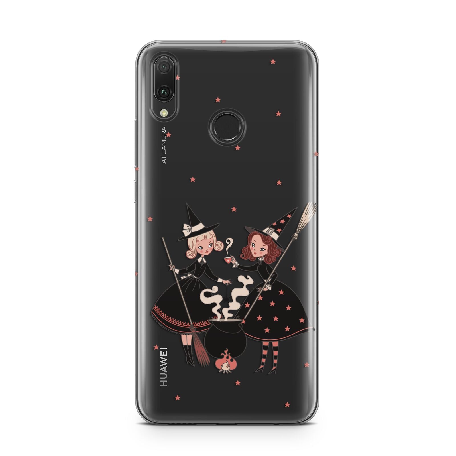 Cartoon Witch Girls Huawei Y9 2019