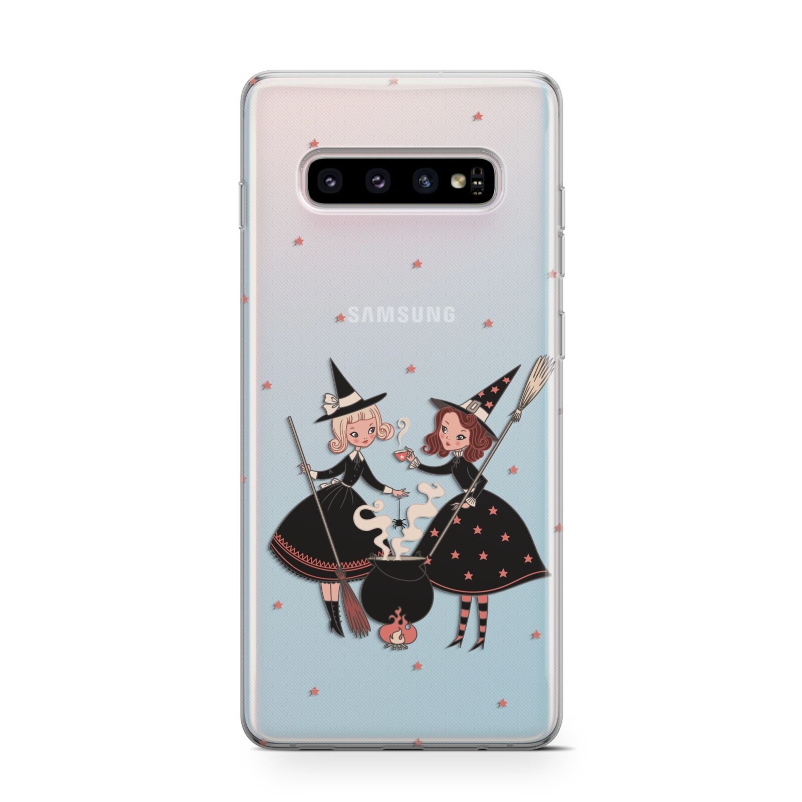 Cartoon Witch Girls Protective Samsung Galaxy Case