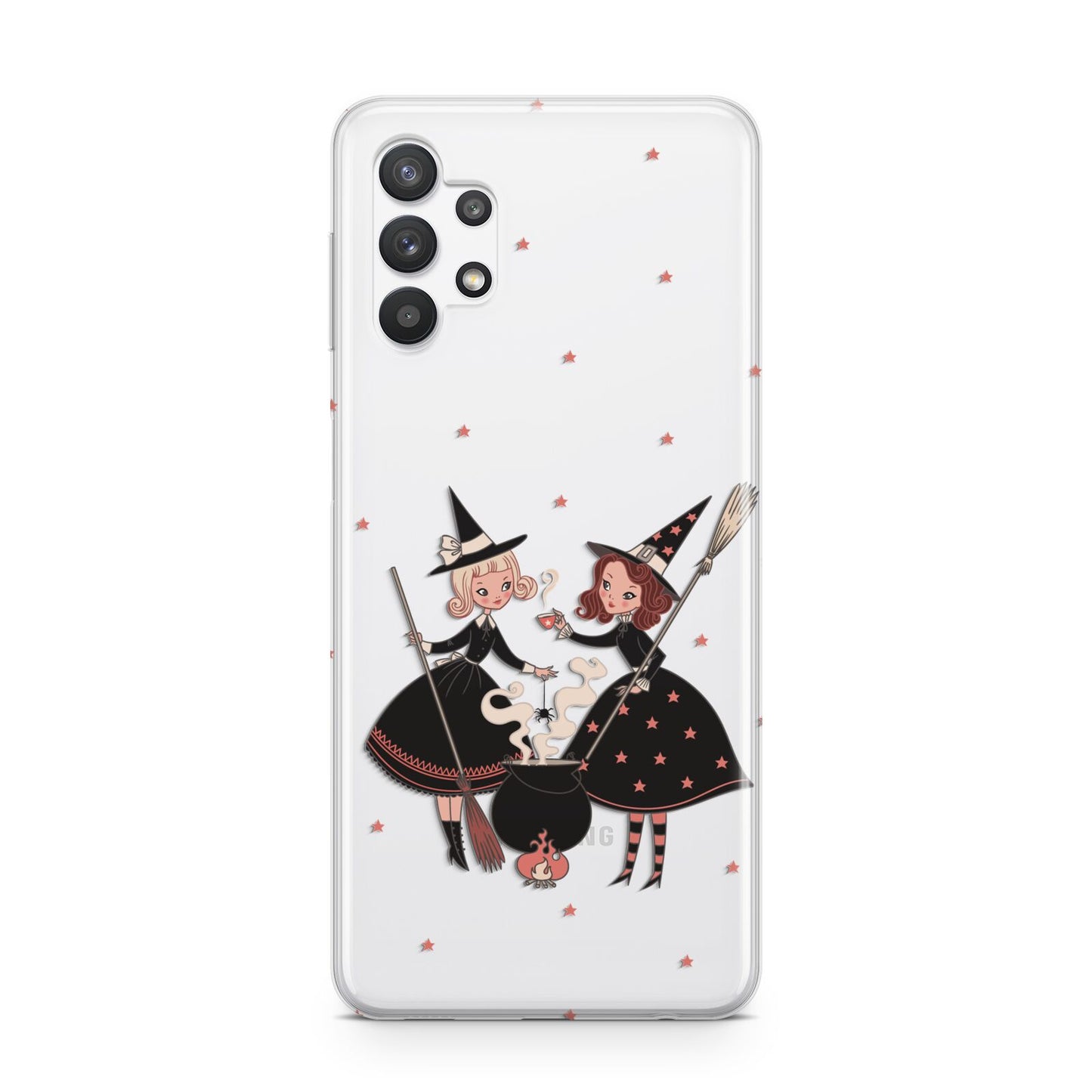 Cartoon Witch Girls Samsung A32 5G Case